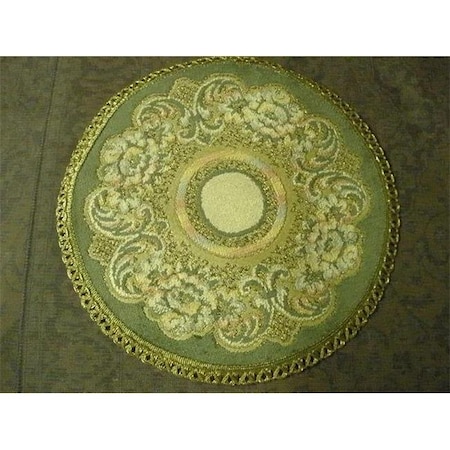 Tapestry Trading Tapestry Trading V9P 9 in. Begium Doily Verona; Pink V9P